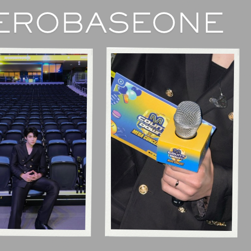 A moment captured by Park Gunwook (ZEROBASEONE)'s fan