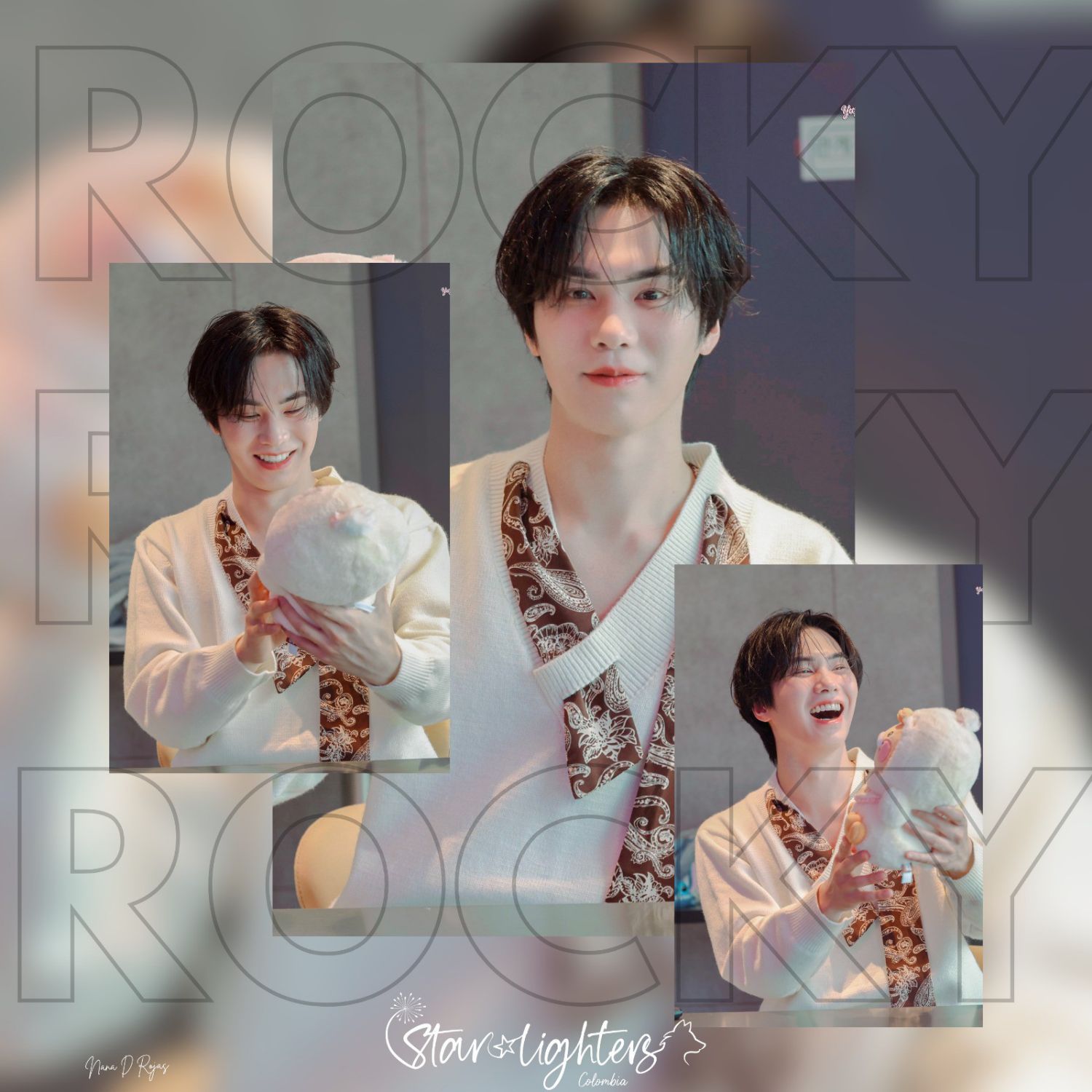 A moment captured by Rocky's fan