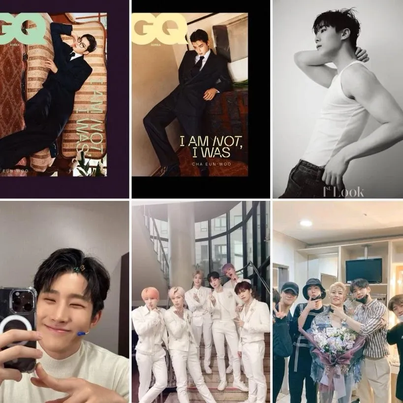 A moment captured by Eunwoo (ASTRO)'s fan