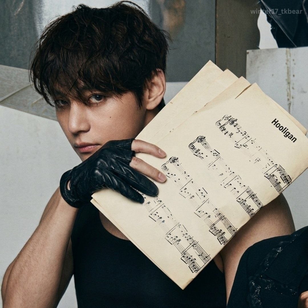 A moment captured by V (BTS)'s fan