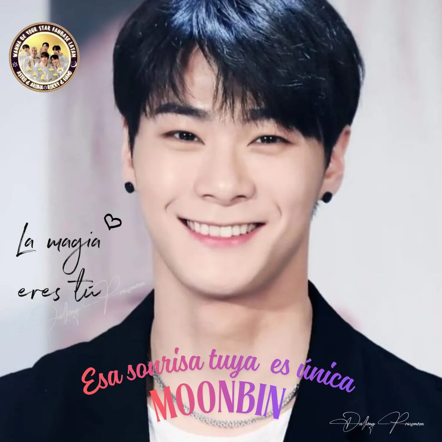 Recent activity shot of Moonbin (ASTRO)