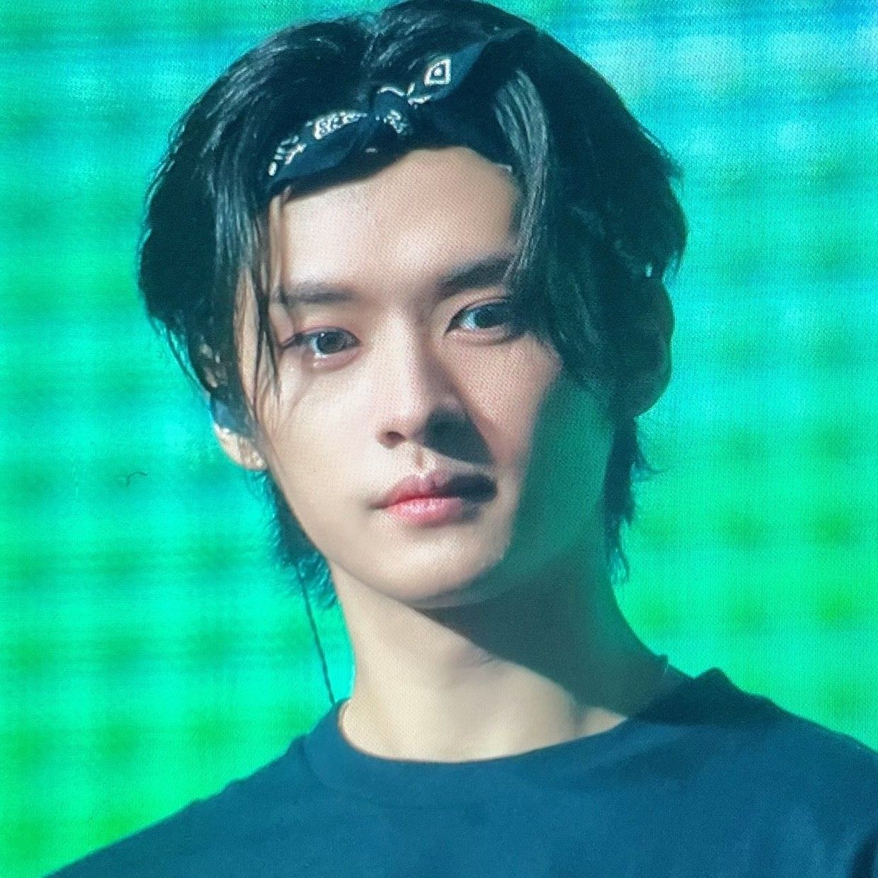 A moment captured by Lee Know (Stray Kids)'s fan