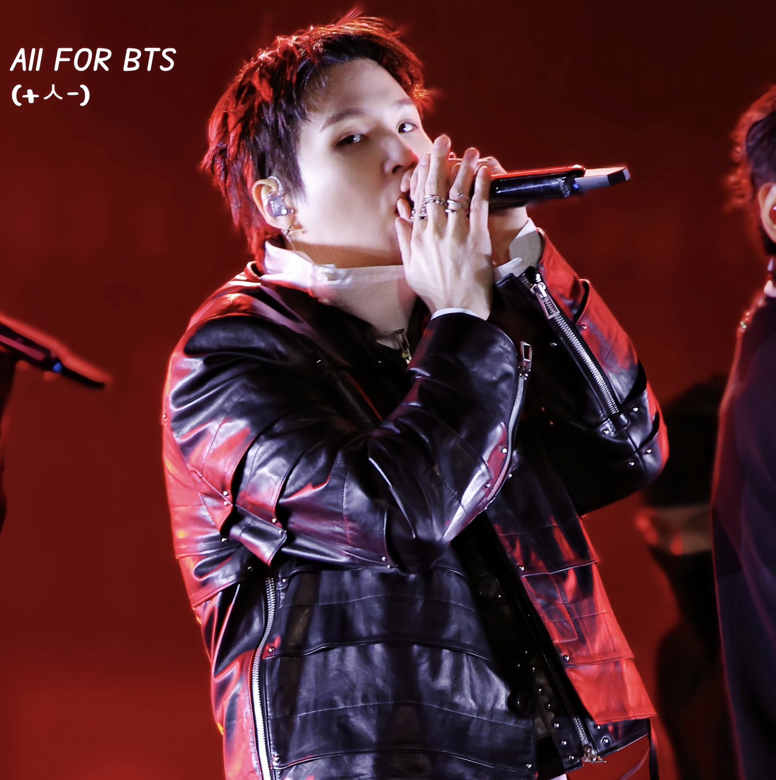 A moment captured by SUGA (BTS)'s fan