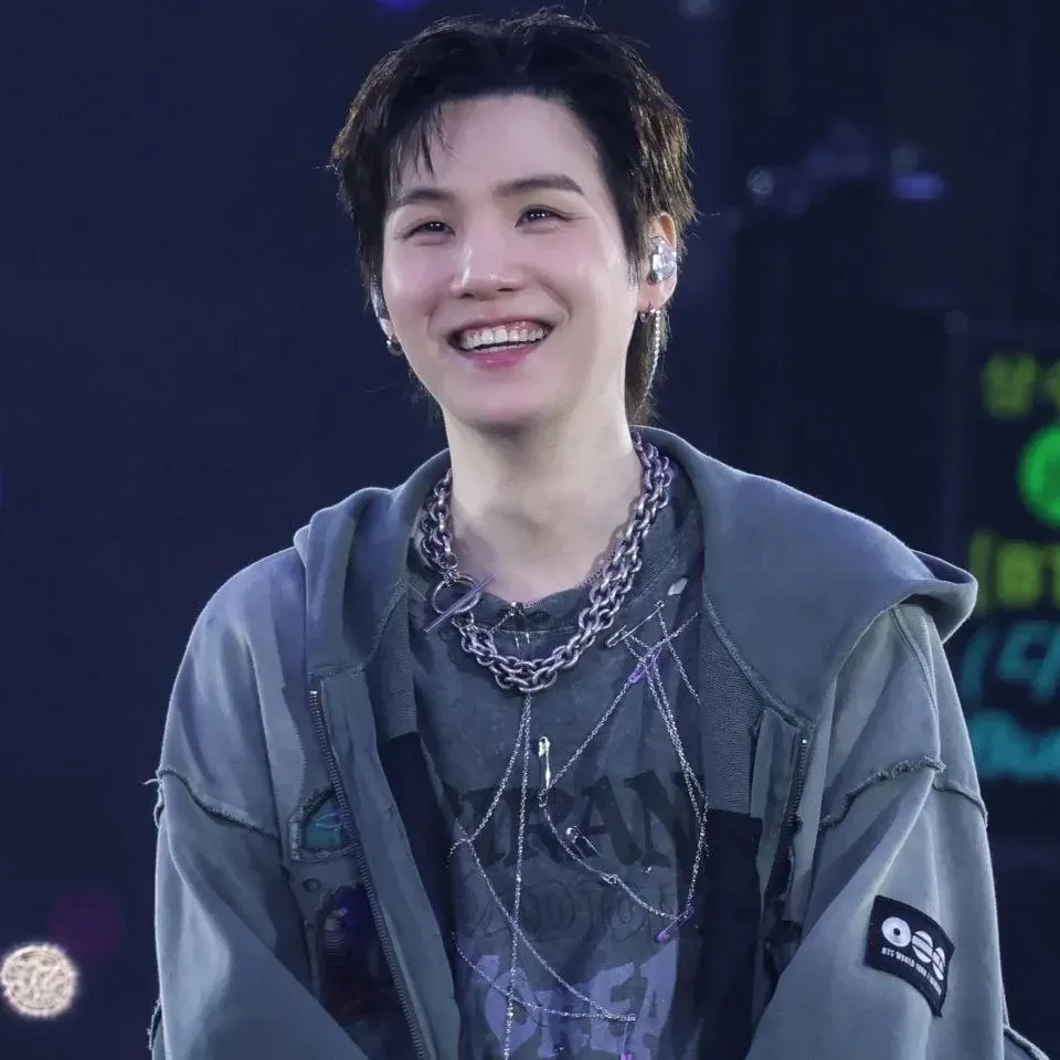 Recent activity shot of SUGA (BTS)