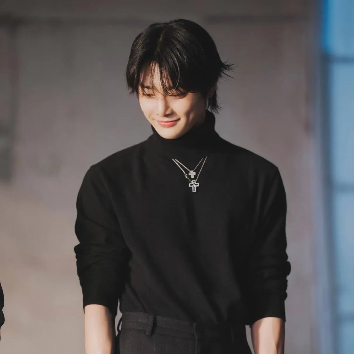 A moment captured by Stray Kids's fan