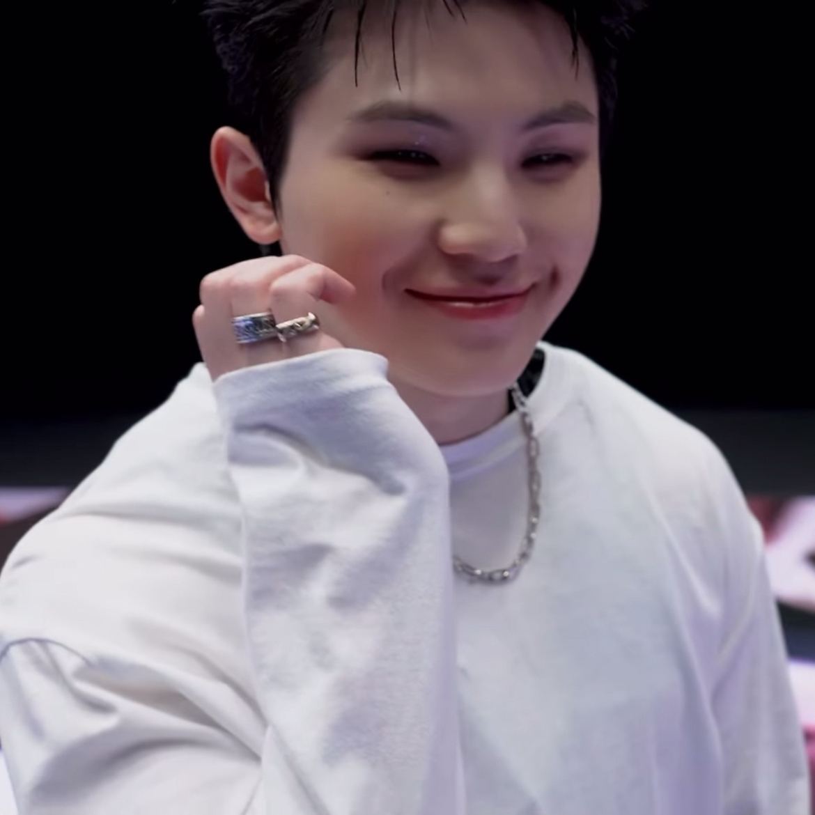 Recent activity shot of Woozi (SEVENTEEN)