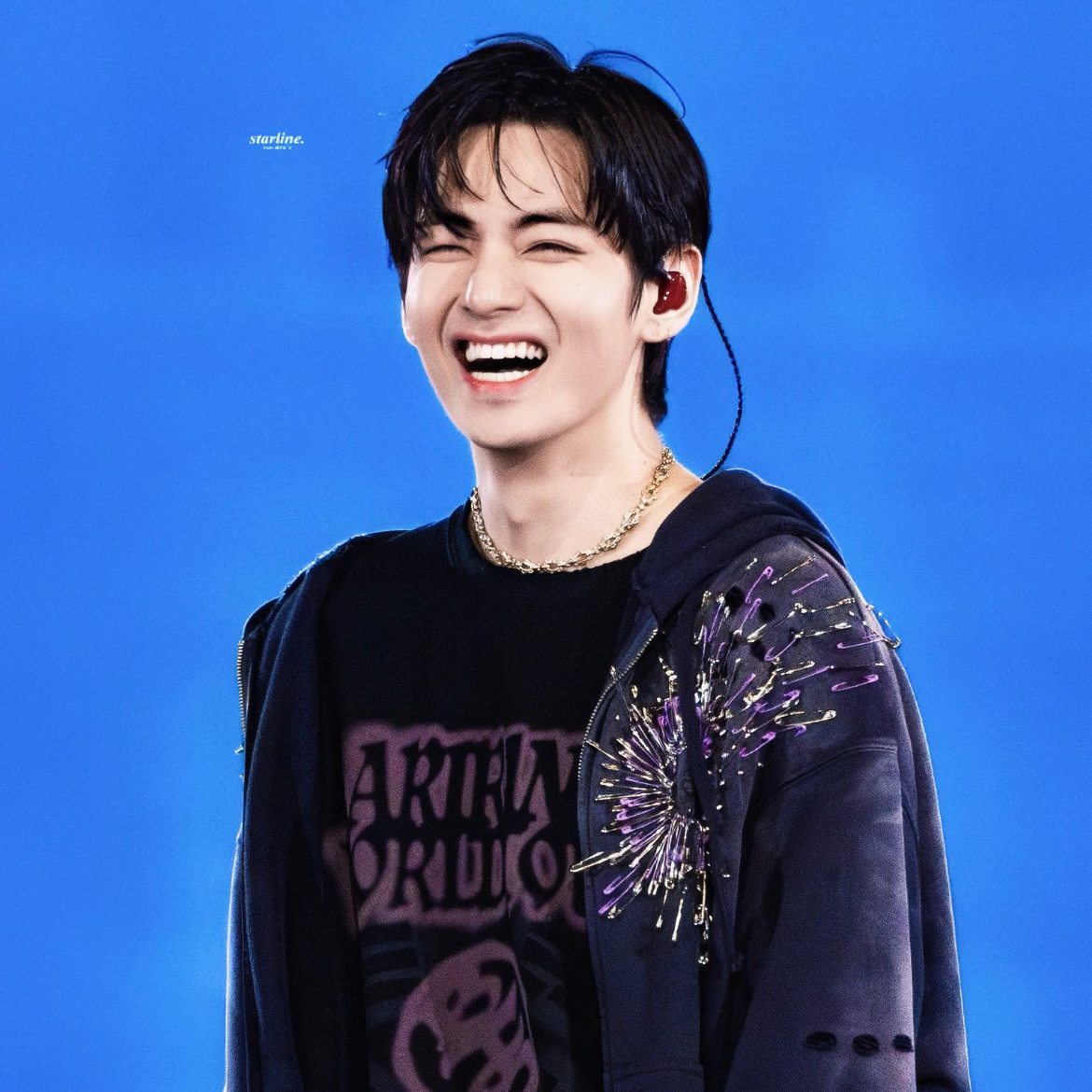 A moment captured by V (BTS)'s fan