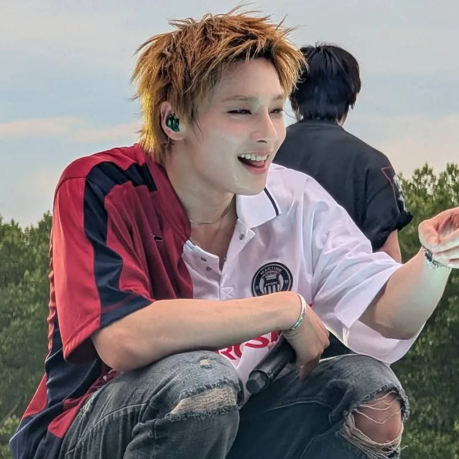 A moment captured by I.N (Stray Kids)'s fan