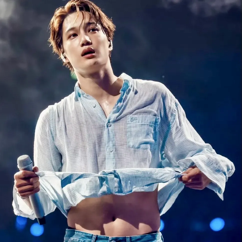 Momen yang diabadikan oleh penggemar Kai (EXO)