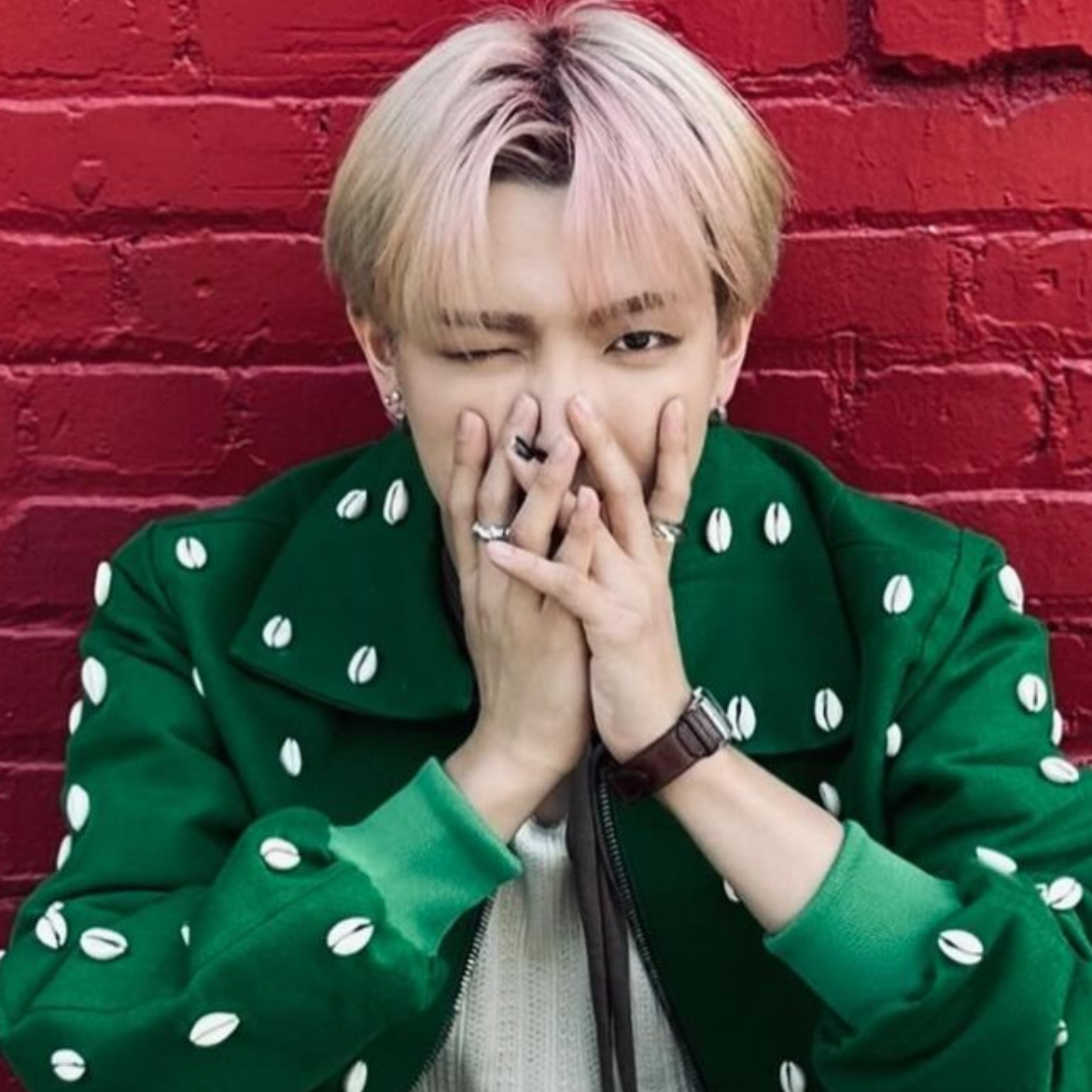 Recent activity shot of Hongjoong (ATEEZ)