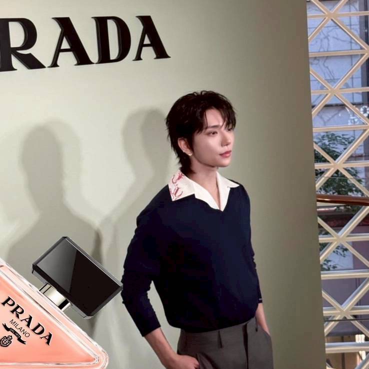 A moment captured by Joshua (SEVENTEEN)'s fan