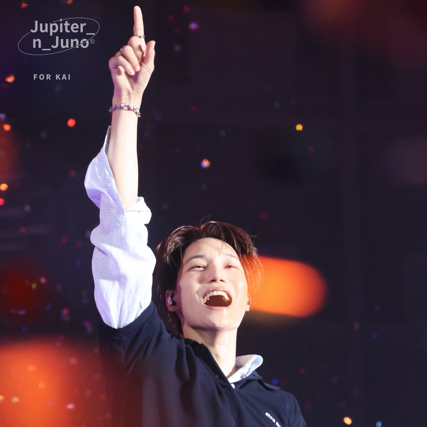 A moment captured by Kai (EXO)'s fan