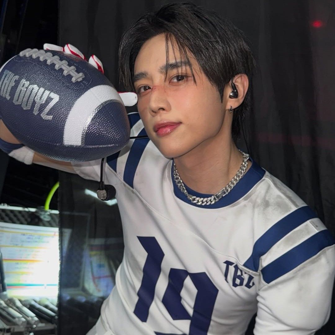 Recent activity shot of Sunwoo (THE BOYZ)