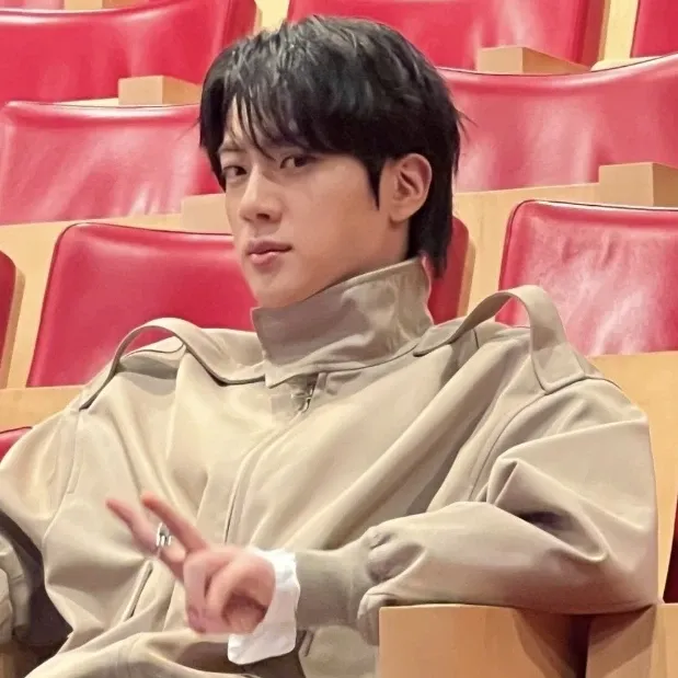 Recent activity shot of Jin (BTS)