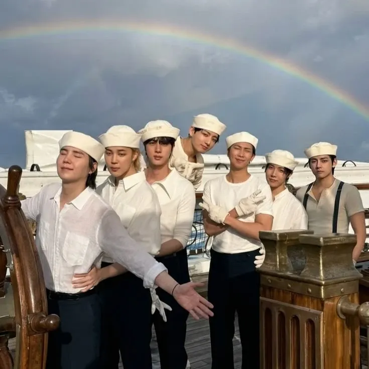 방탄소년단의 비하인드 컷