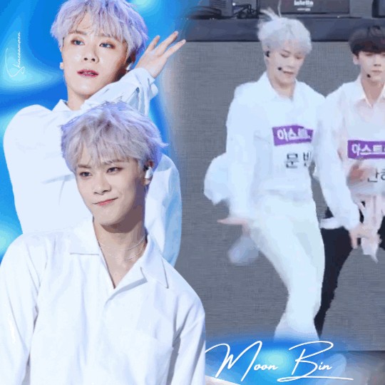 A moment captured by Moonbin (ASTRO)'s fan