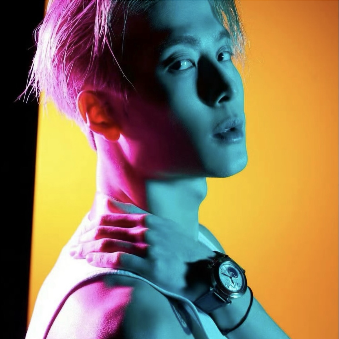A moment captured by Jackson (GOT7)'s fan