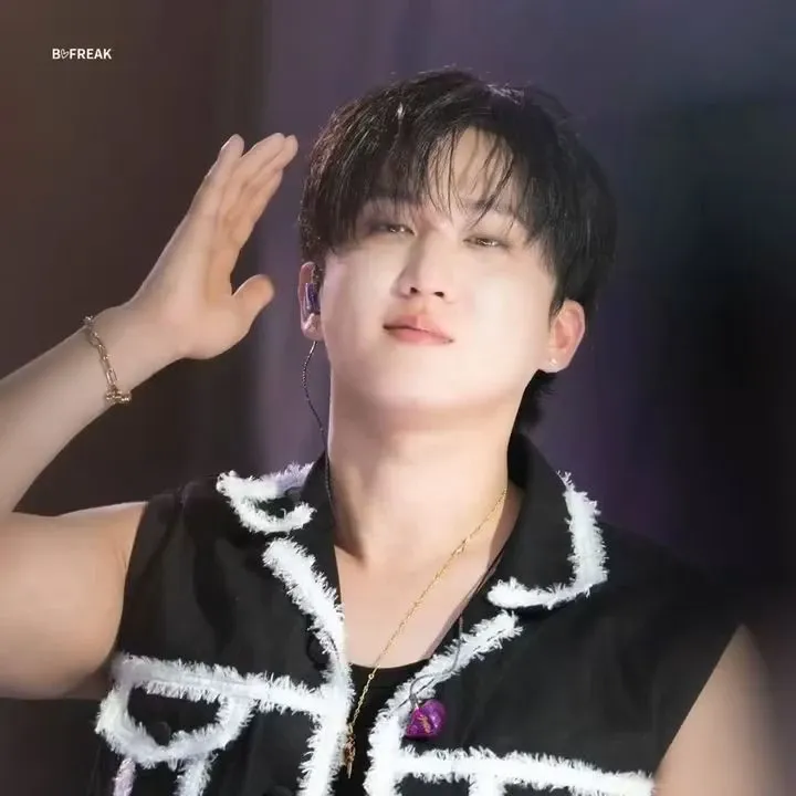 A moment captured by Changbin (Stray Kids)'s fan