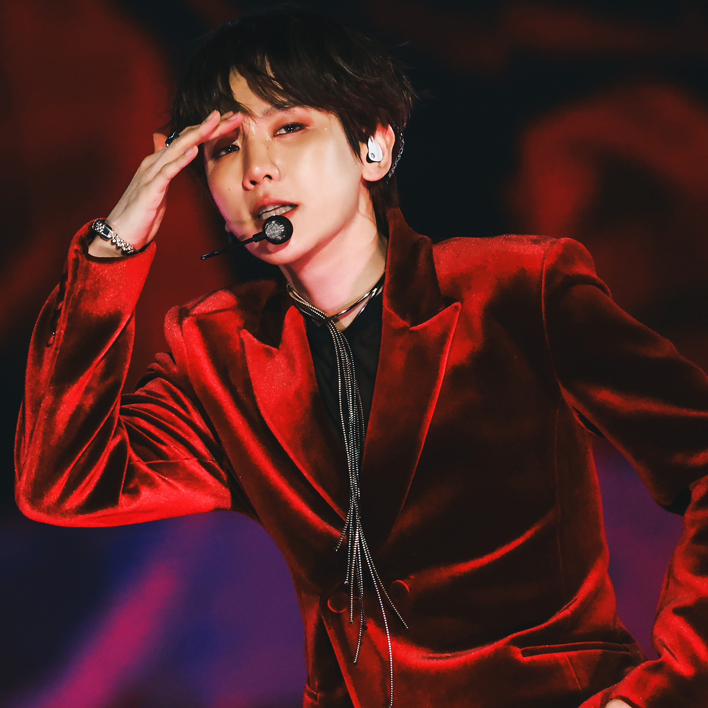 伯賢 (EXO)粉絲拍下的瞬間