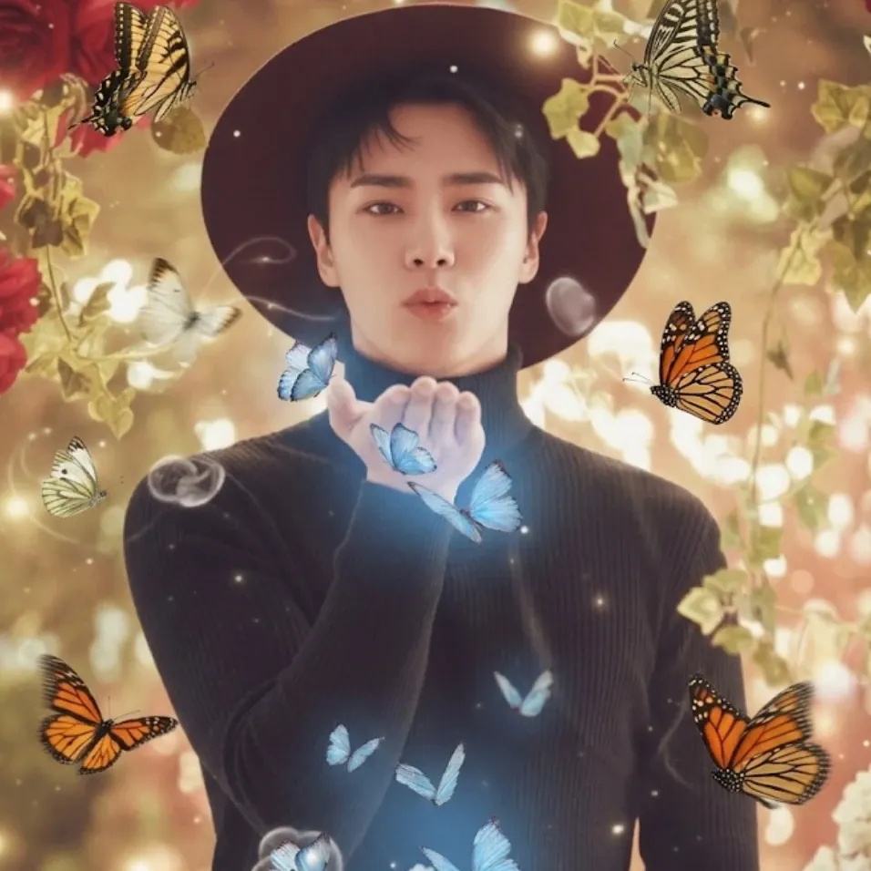 Recent activity shot of Moonbin (ASTRO)