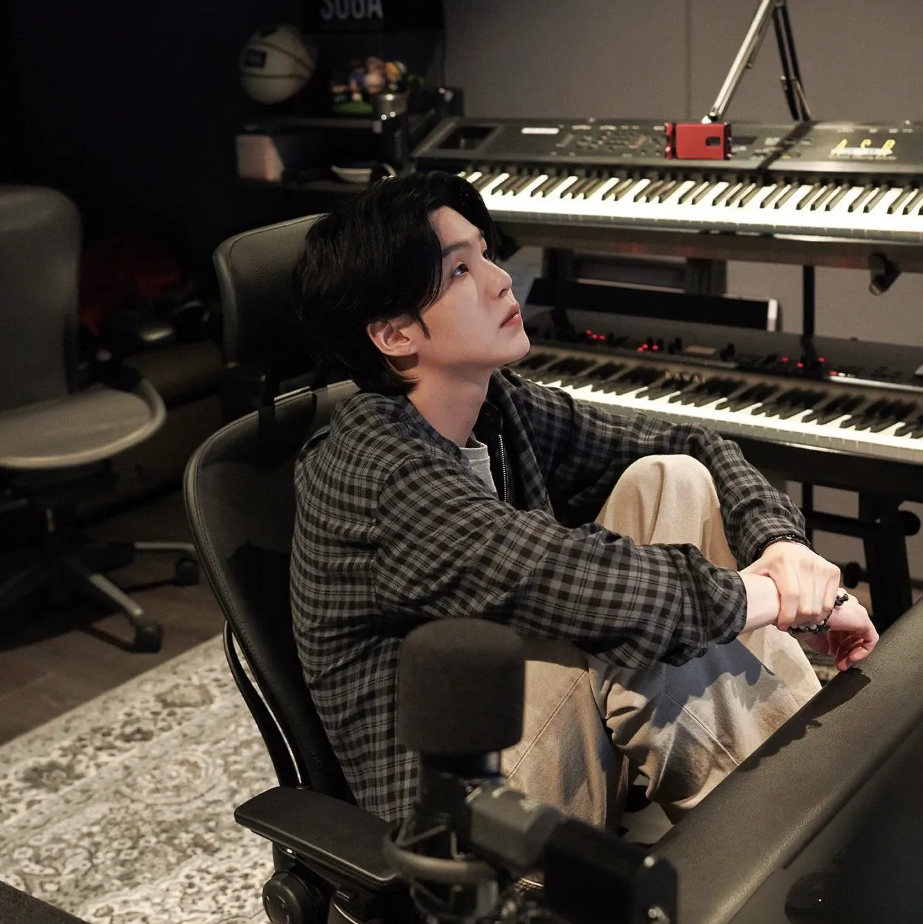 A moment captured by SUGA (BTS)'s fan