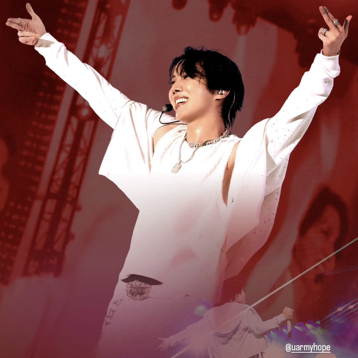 Momen yang diabadikan oleh penggemar j-hope (BTS)