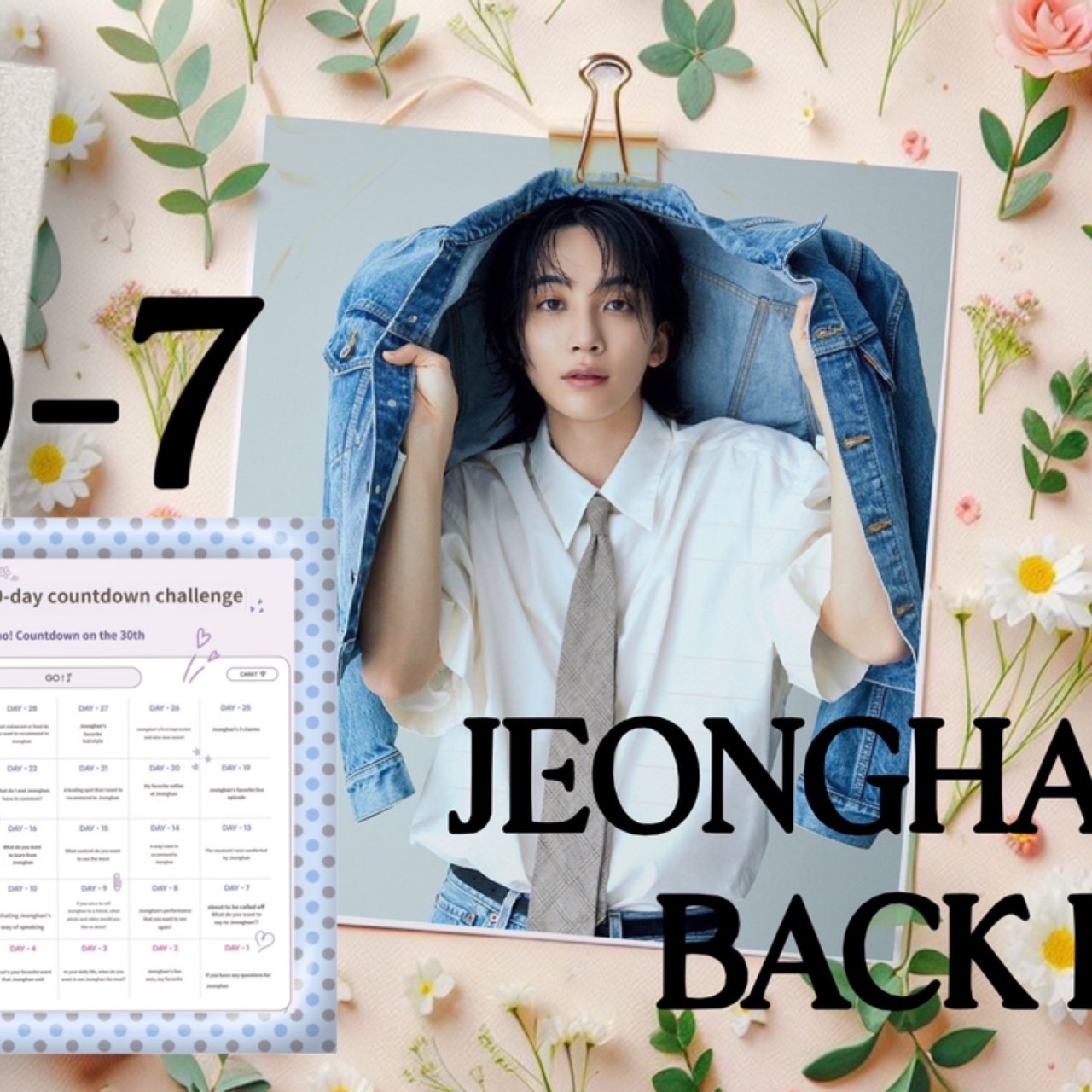 Recent activity shot of Jeonghan (SEVENTEEN)