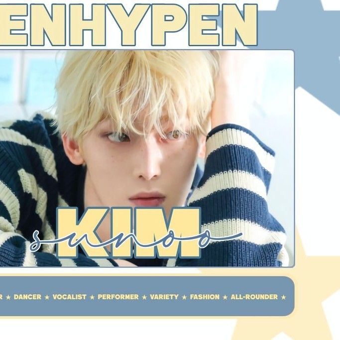 Potret di balik layar Sunoo (ENHYPEN)