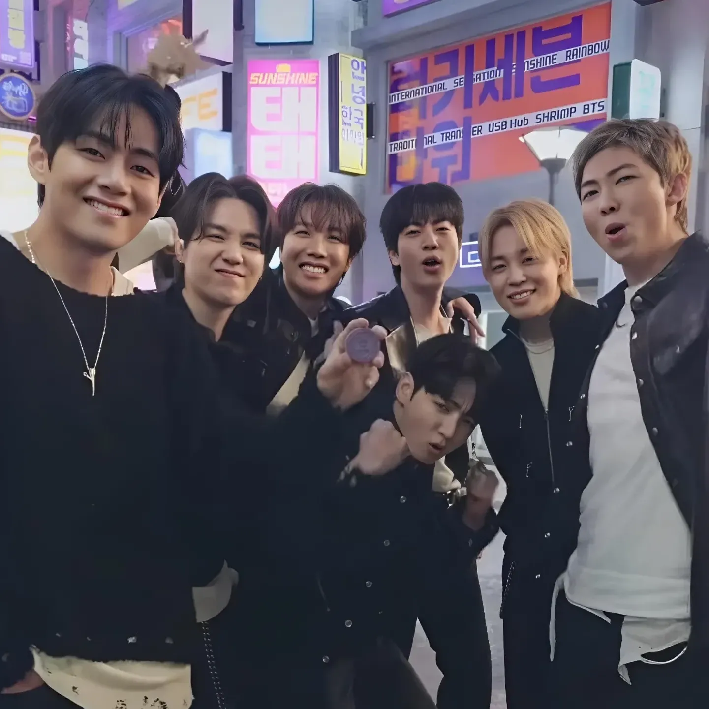 A moment captured by BTS's fan