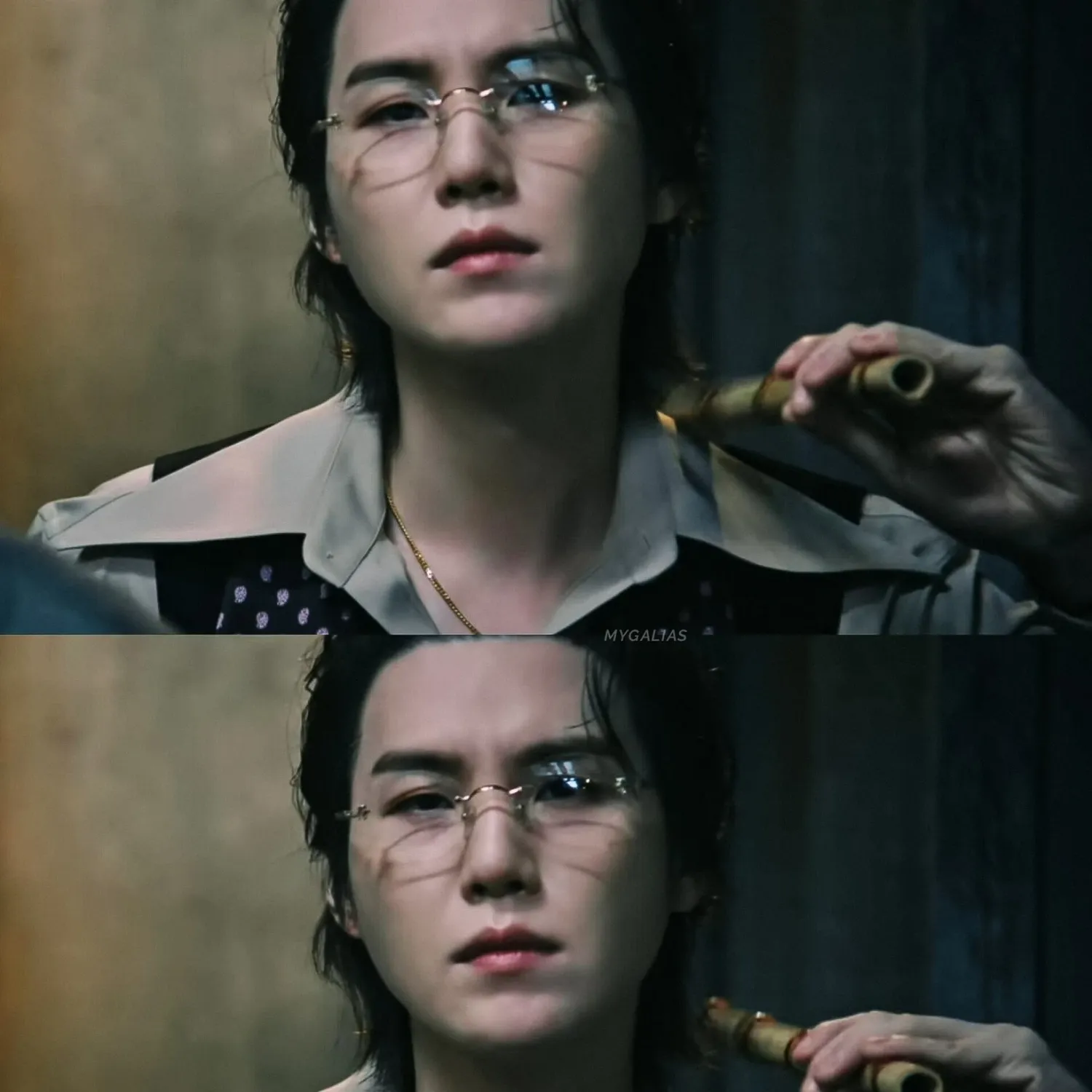 A moment captured by SUGA (BTS)'s fan