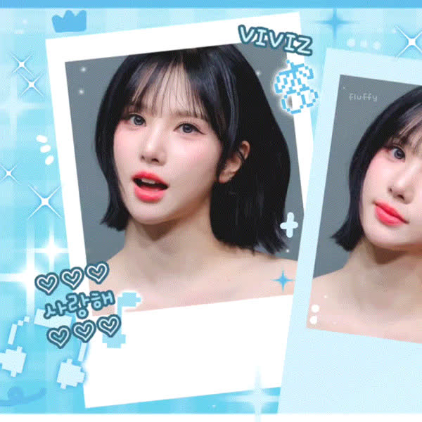 今天在最爱偶像中闪耀的银河 (GFRIEND, VIVIZ)代表照片