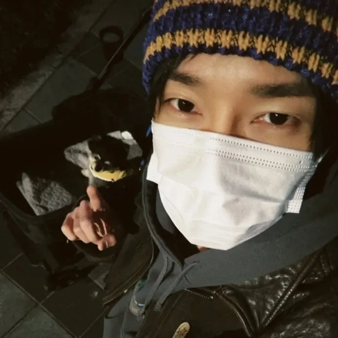 Behind-the-scenes cut of Yesung (Super Junior)