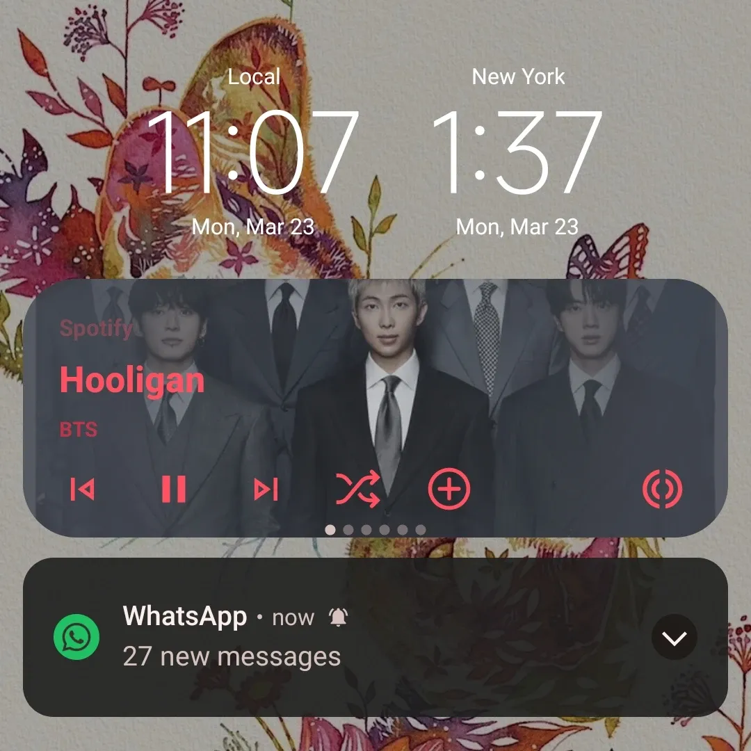 방탄소년단의 비하인드 컷