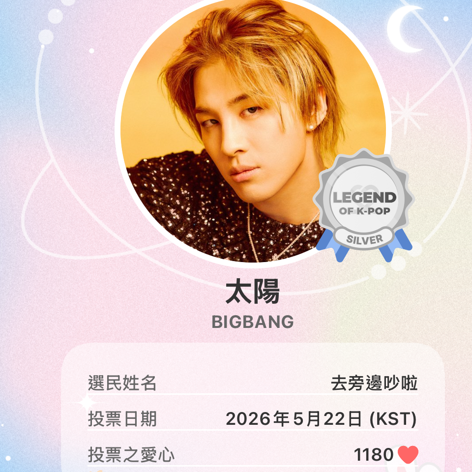Recent activity shot of Taeyang (BIGBANG)