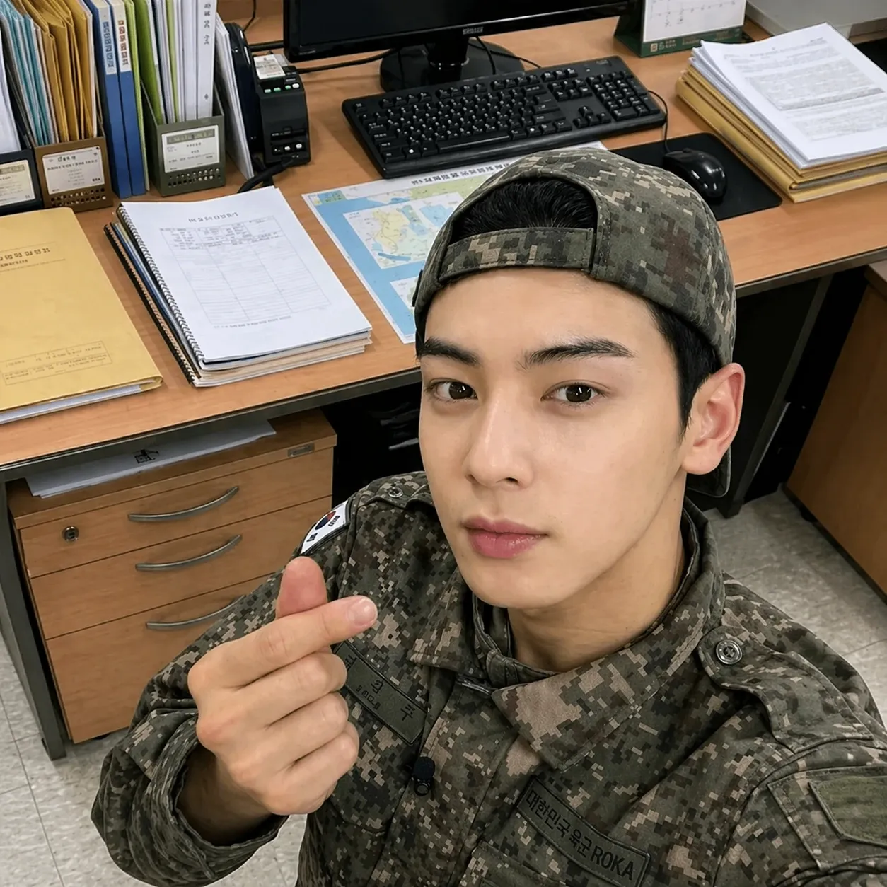Recent activity shot of Eunwoo (ASTRO)