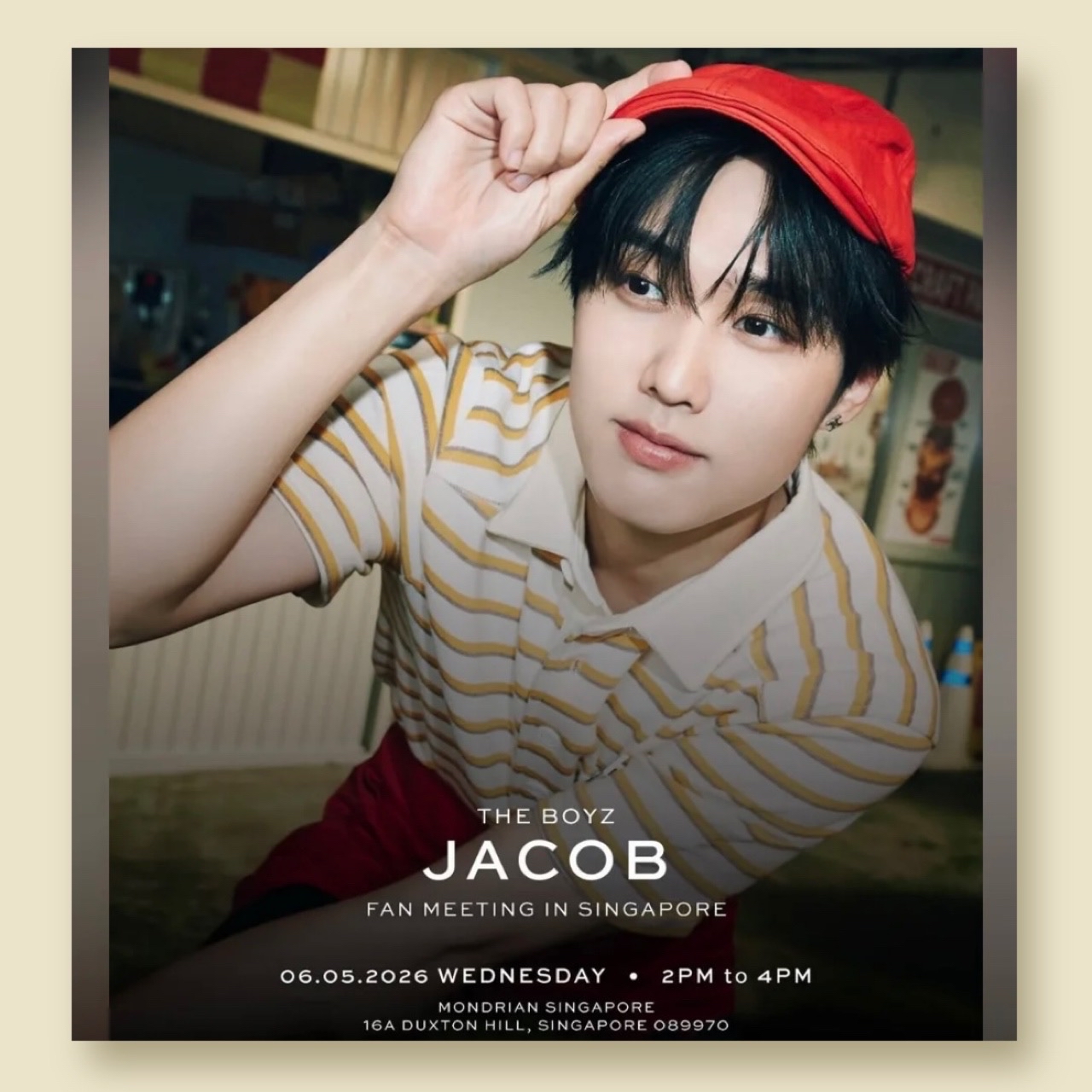 Behind-the-scenes cut of Jacob (THE BOYZ)