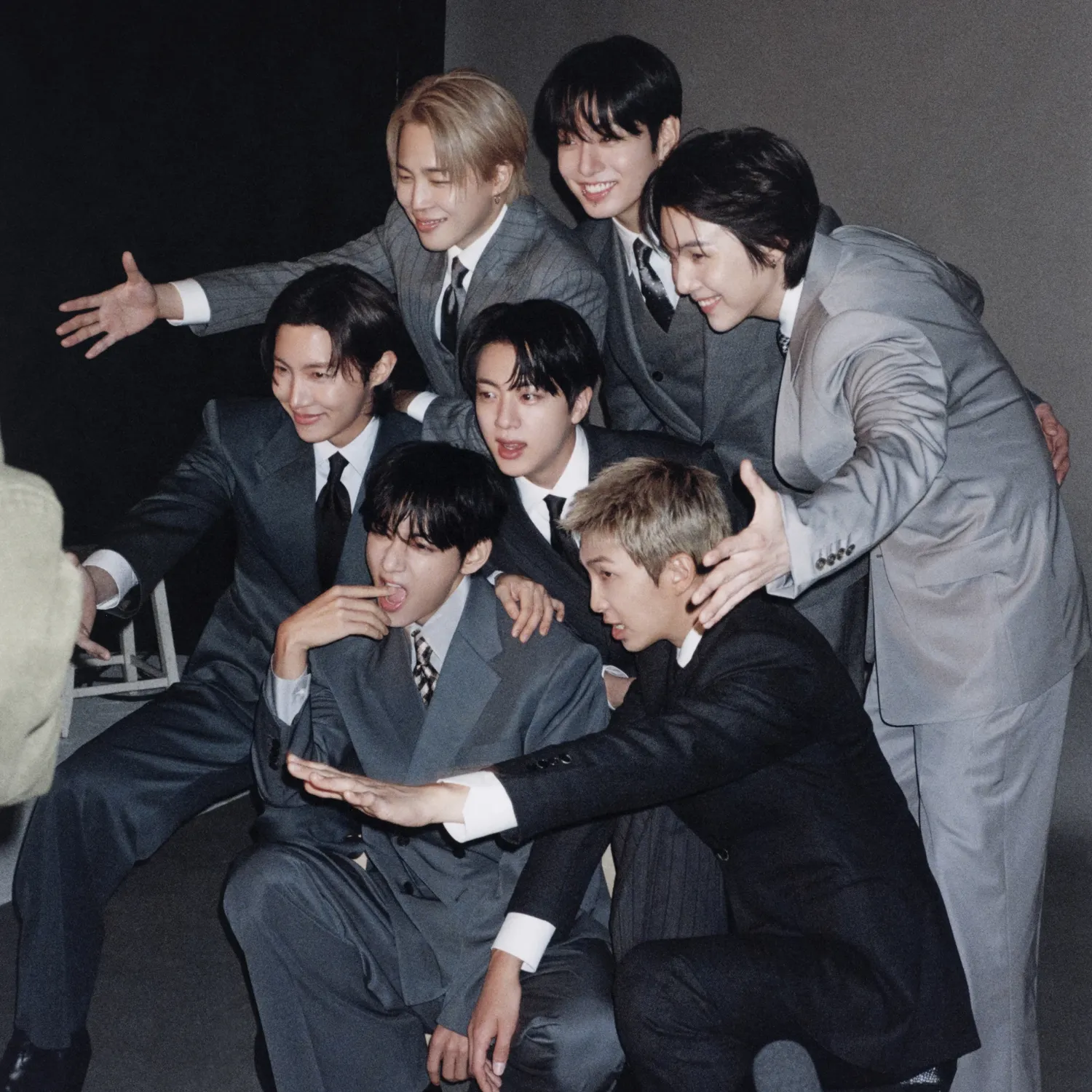 BTSの舞台裏ショット