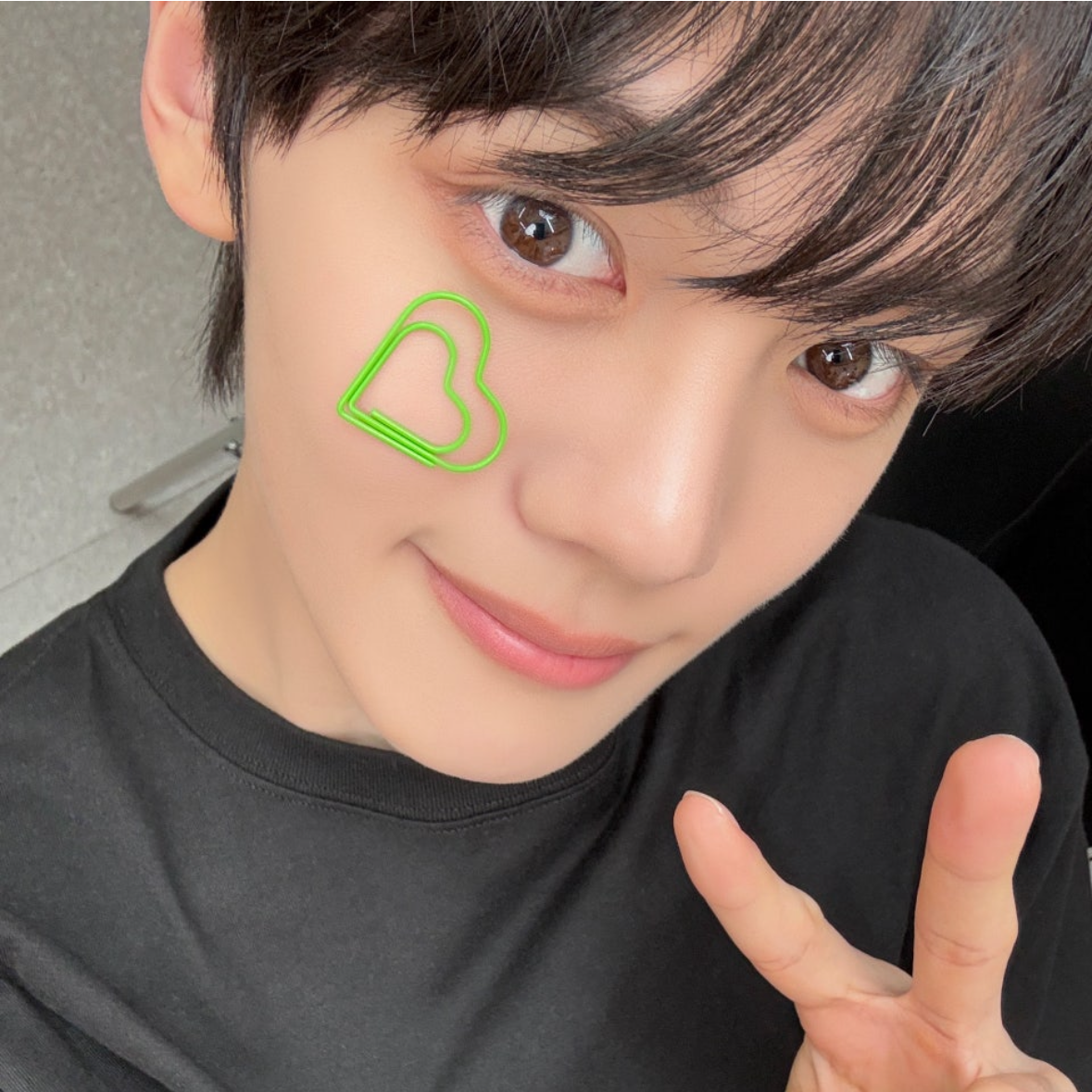 金奎彬粉丝拍下的瞬间