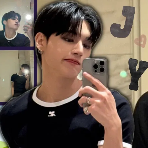 Recent activity shot of Wooyoung (ATEEZ)