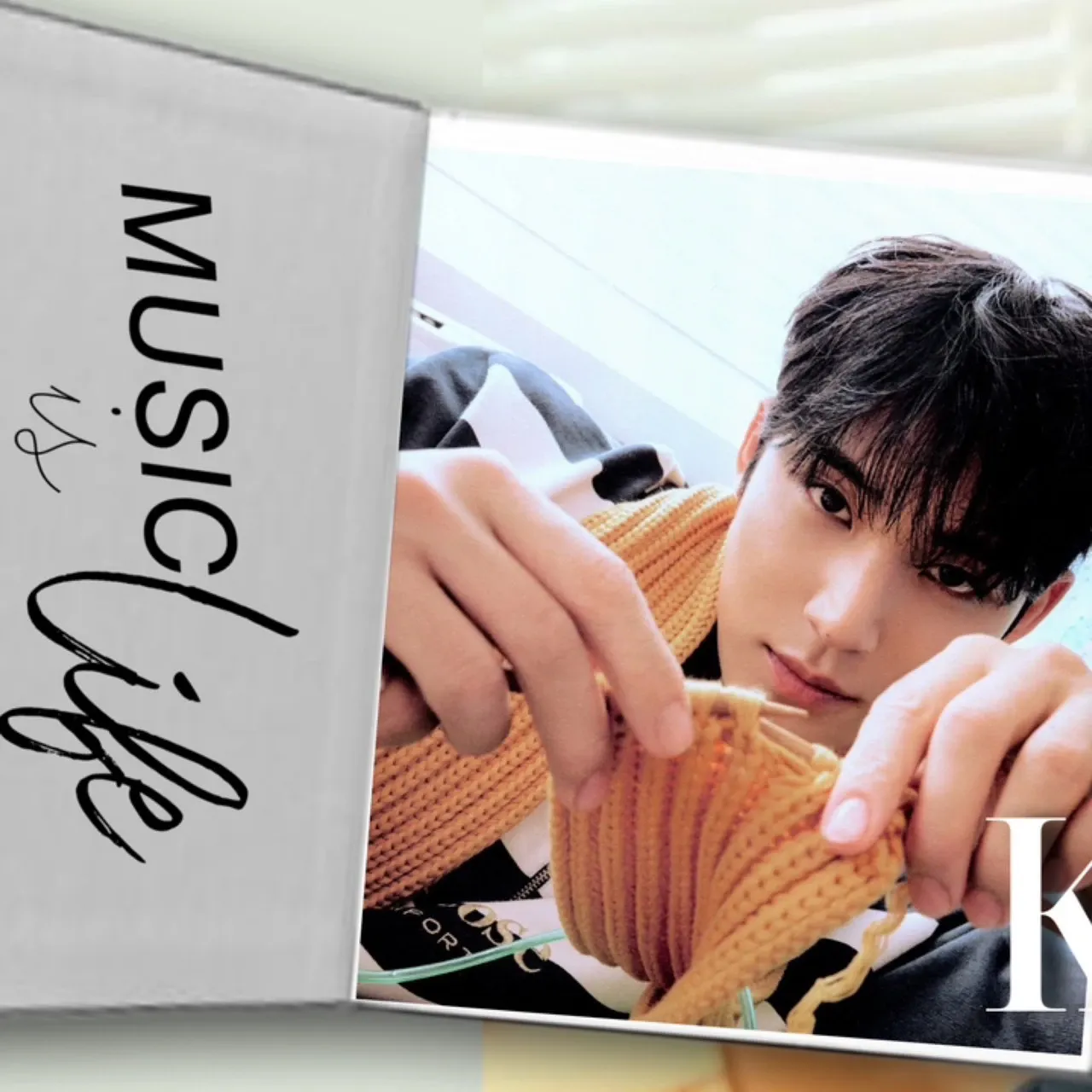 A moment captured by Mingyu (SEVENTEEN)'s fan