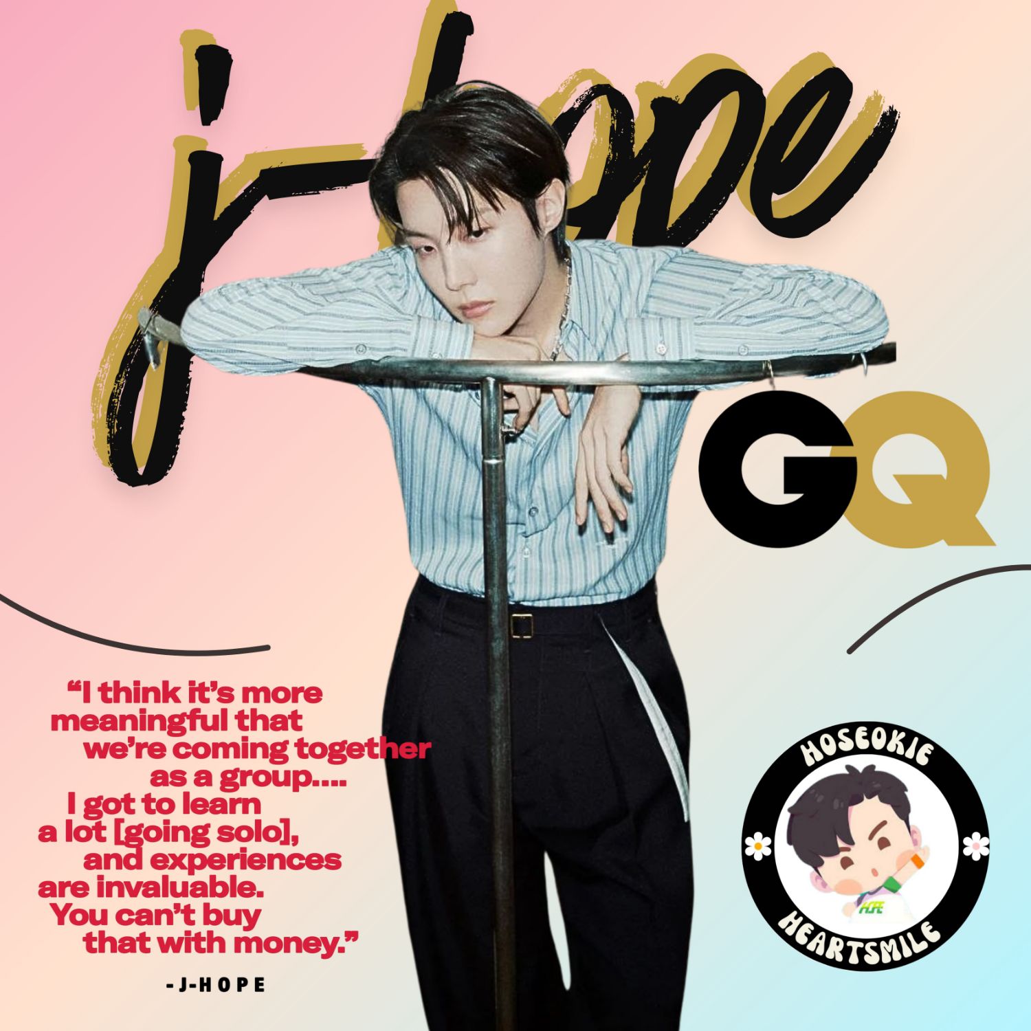 A moment captured by j-hope (BTS)'s fan