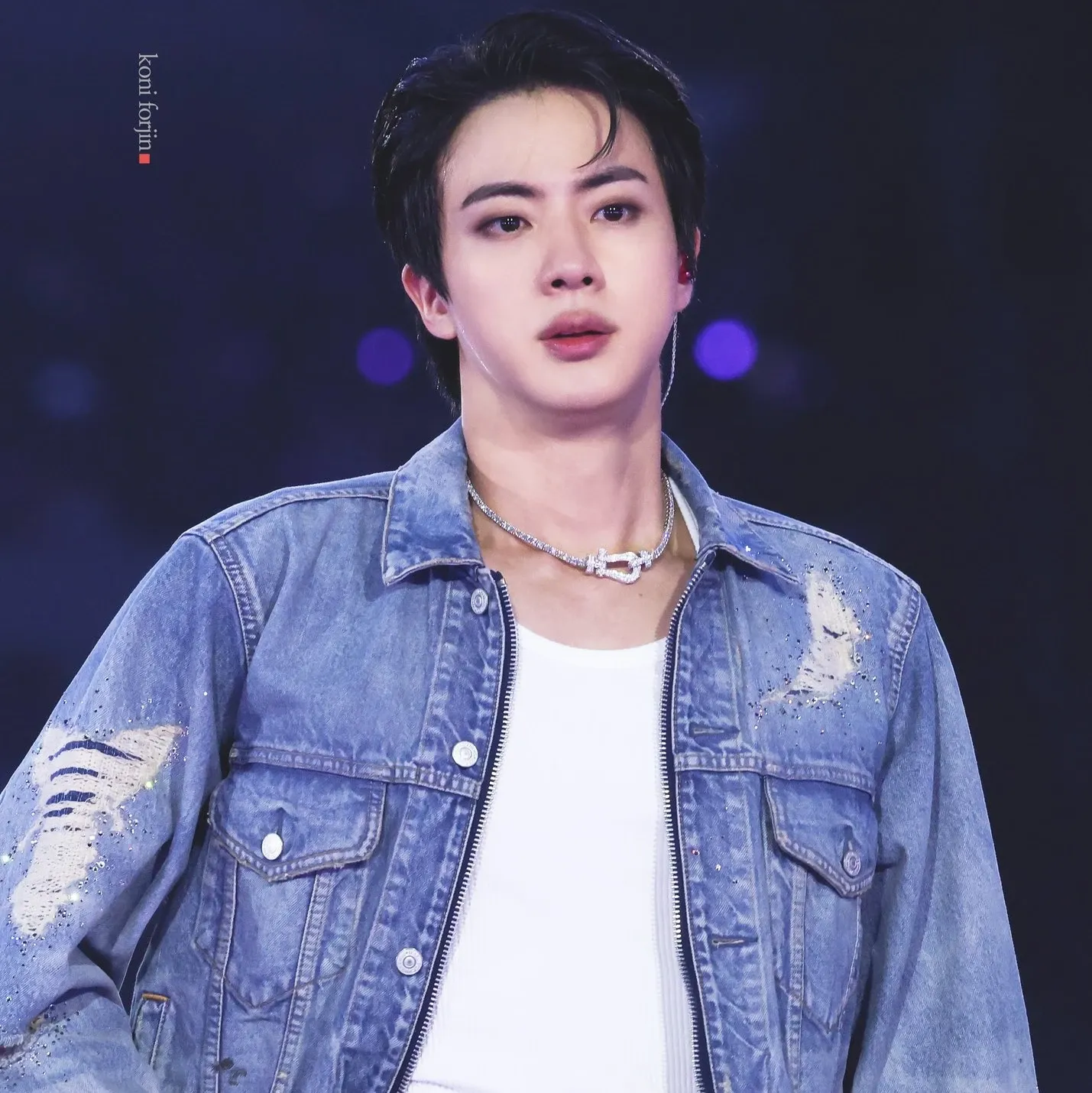 Momen yang diabadikan oleh penggemar Jin (BTS)