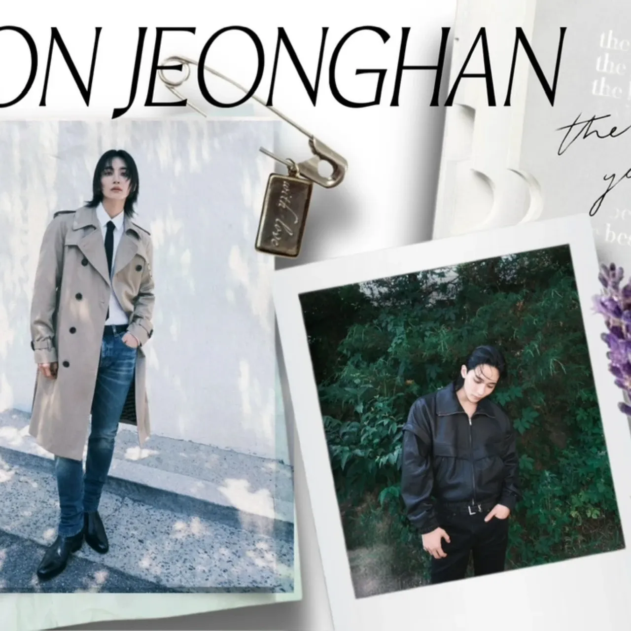 A moment captured by Jeonghan (SEVENTEEN)'s fan