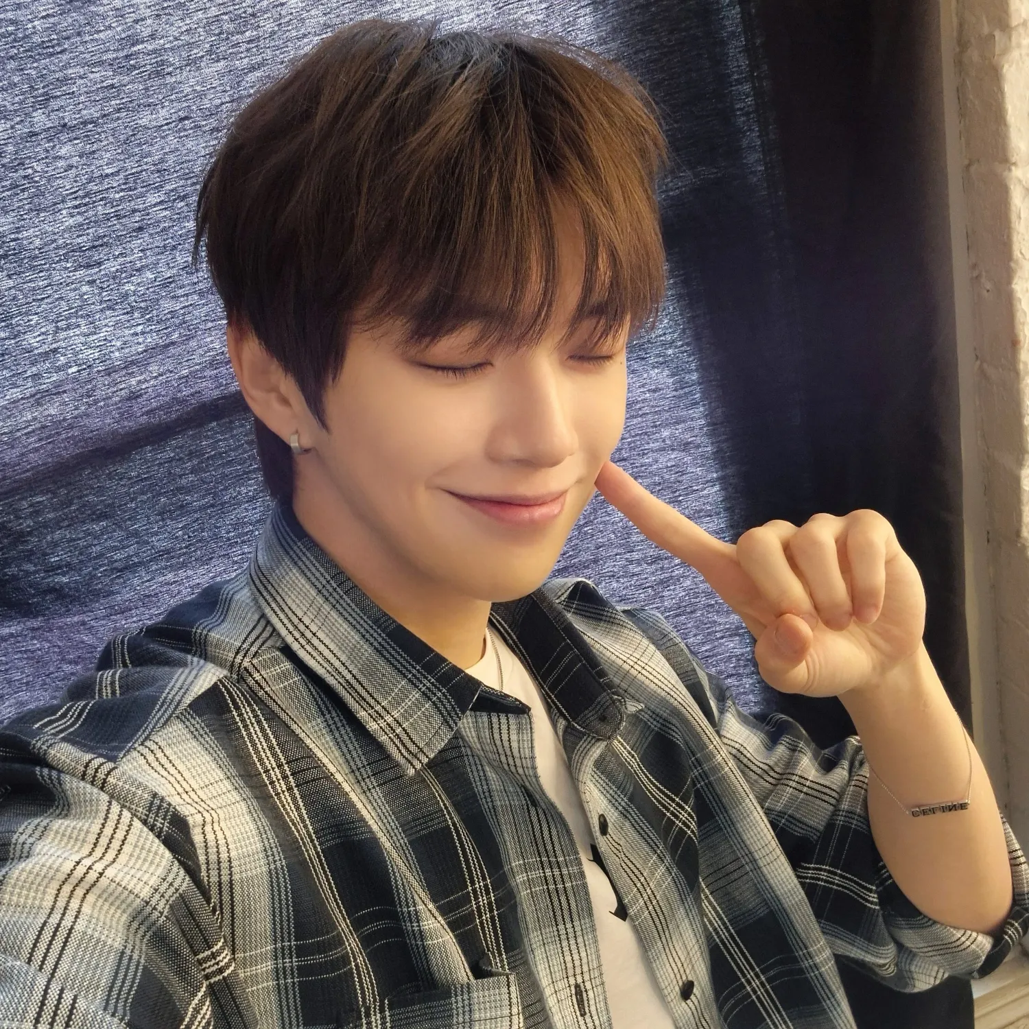 A moment captured by Kang Daniel's fan