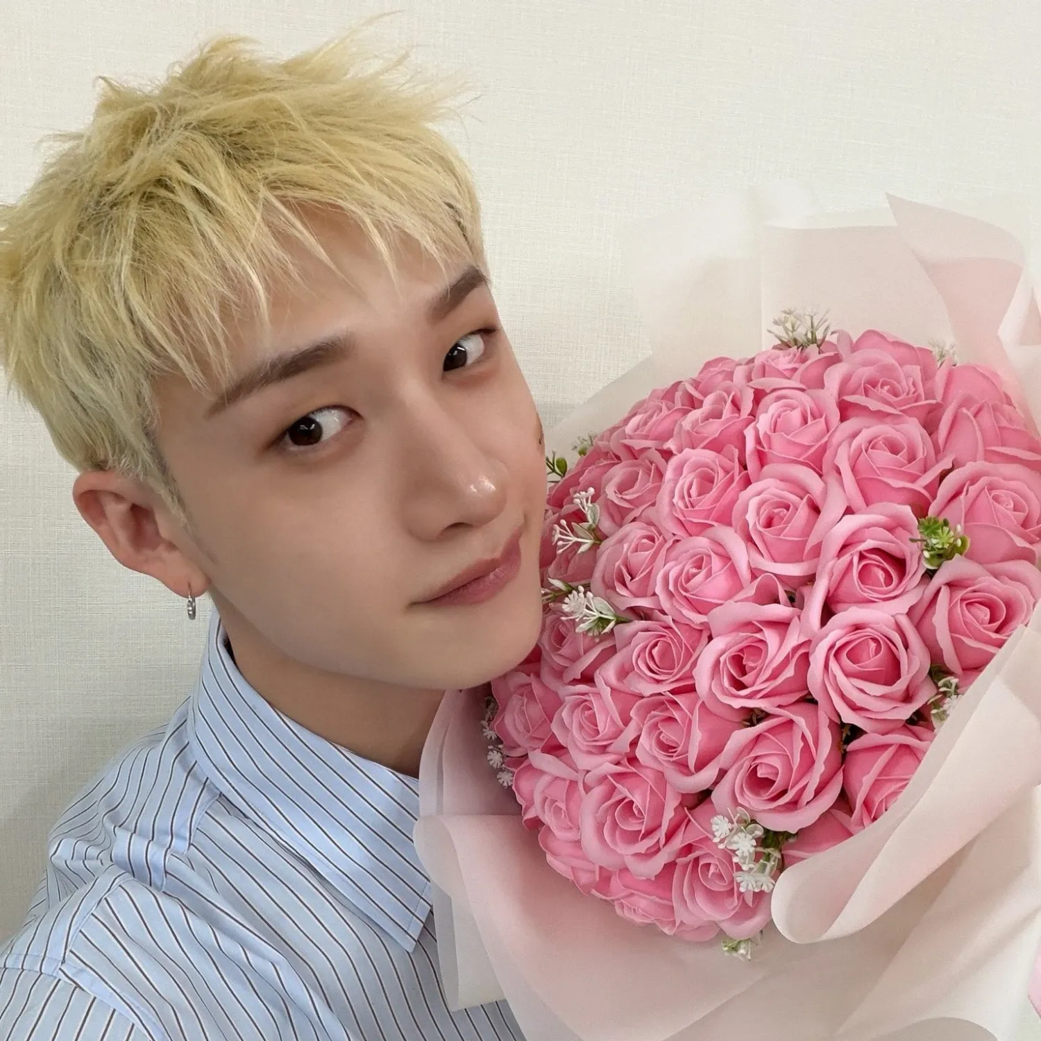 A moment captured by Bang Chan (Stray Kids)'s fan