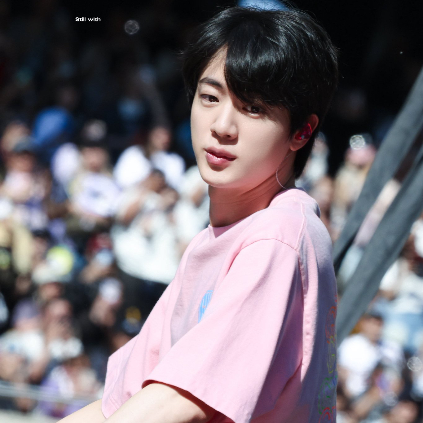 Recent activity shot of Jin (BTS)