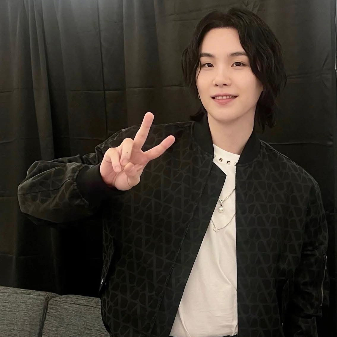 A moment captured by SUGA (BTS)'s fan