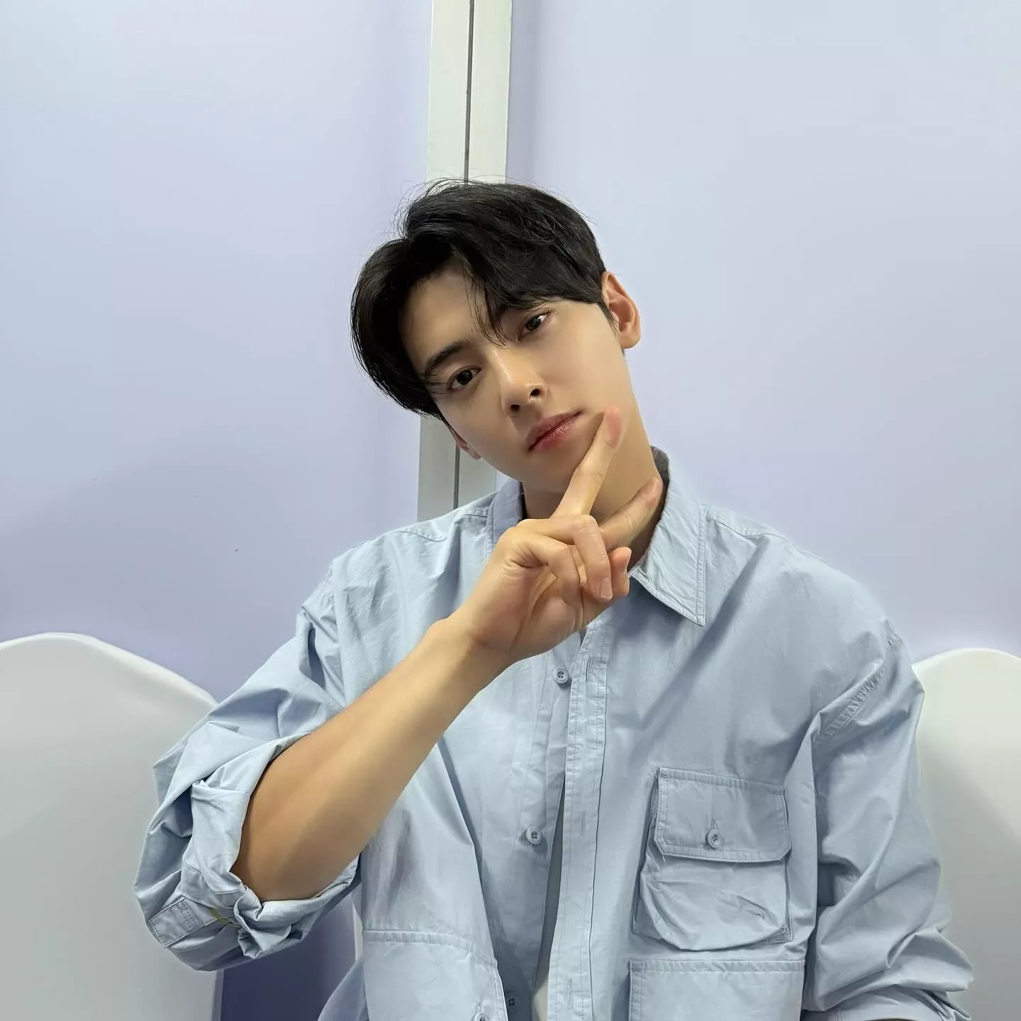 A moment captured by Eunwoo (ASTRO)'s fan