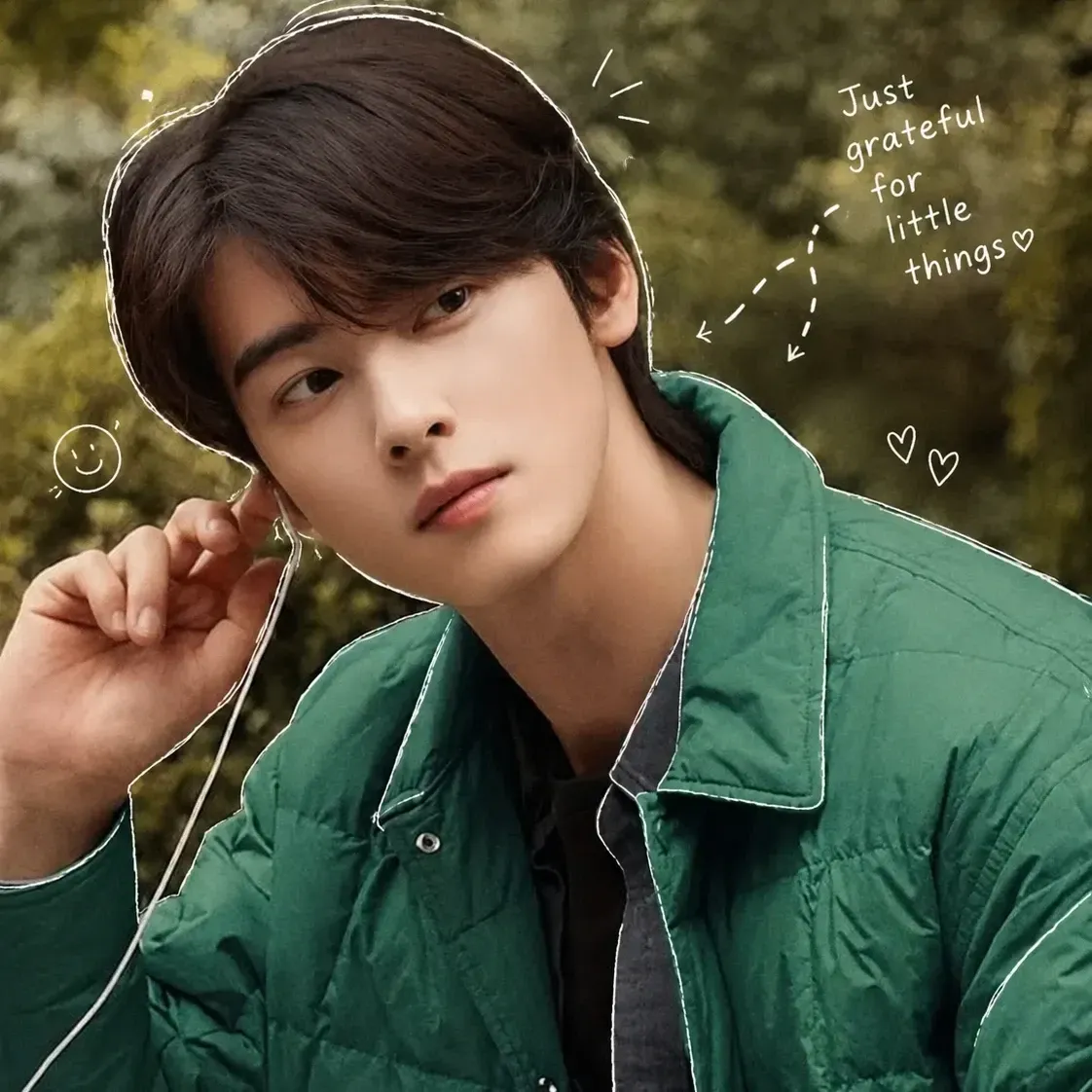 Recent activity shot of Eunwoo (ASTRO)