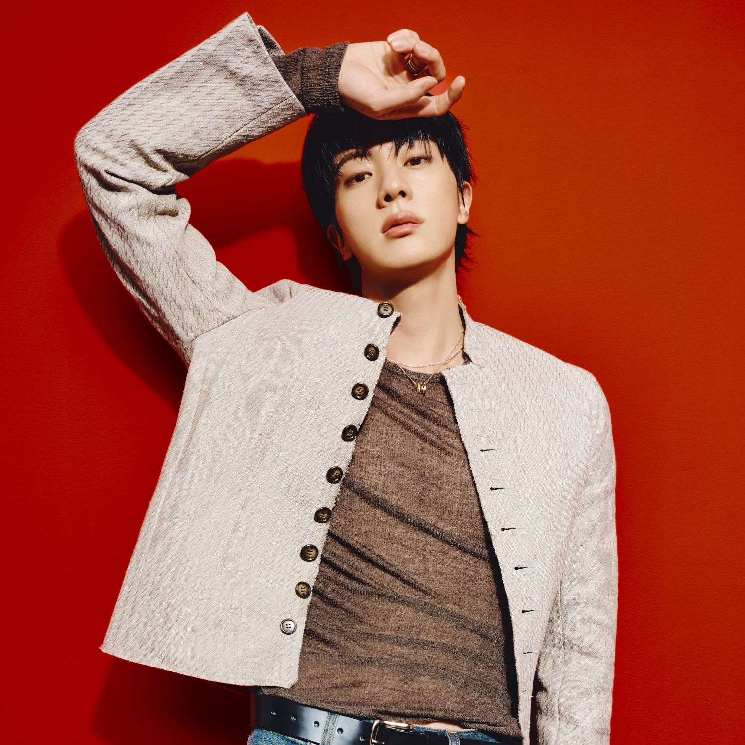 Foto terbaru Jin (BTS)
